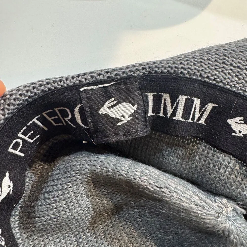 Peter Grimm Gray Woven Sun Hat, Signature Relaxed Bucket Silhouette One Size